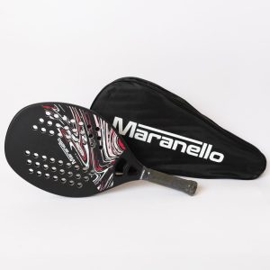 Raquete Beach Tennis Maranello Full Carbon - Silk Black